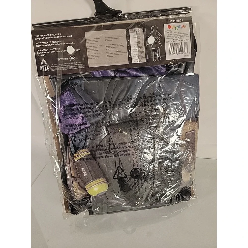 Apex Legends Wraith Deluxe Video Game Halloween Cosplay Costume‎ Size Large XL
